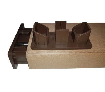 Заглушка для перил крепеж от производителя ДеревоПласт по цене 95 р Заглушка для перил крепеж от производителя ДеревоПласт по цене 95 р