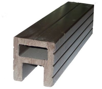 Заборный профиль широкий от производителя  ДеревоПласт по цене 498 р