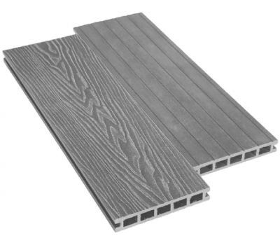 Террасная доска ДПК Praktik Old - Серый от производителя  Deckart (Россия) по цене 580 р