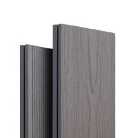 Террасная доска ДПК Tehno пустотелая Серый