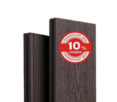 Террасная доска ДПК Tehno пустотелая Венге от производителя  Ecodecking по цене 453 р