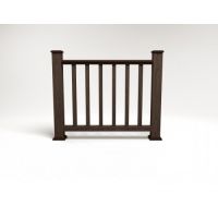 Ограждение ДПК цвет Венге Сборка №5