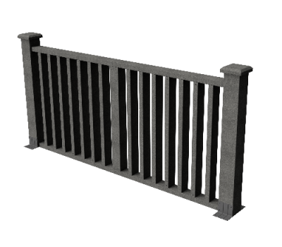 Декоративные ограждения ДПК " Риальто", Серый базальт, шлифованное от производителя GrinderDeco по цене 8 066 р Декоративные ограждения ДПК " Риальто", Серый базальт, шлифованное от производителя GrinderDeco по цене 8 066 р