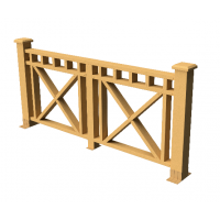 Декоративные ограждения ДПК "Виктория", Песчаник, шлифованное Декоративные ограждения ДПК "Виктория", Песчаник, шлифованное