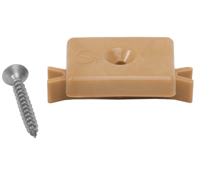 Кклипса с саморезом пластиковая, шовный монтаж Бежевый от производителя GrinderDeco по цене 999 р Кклипса с саморезом пластиковая, шовный монтаж Бежевый от производителя GrinderDeco по цене 999 р