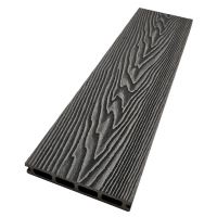 Террасная доска Double 3D Антрацит