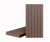 Террасная доска КЛАССИК полнотелая с пазом Тик Киото