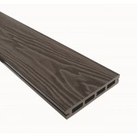 Террасная доска Смарт 3D Пустотелая с пазом Тик Киото