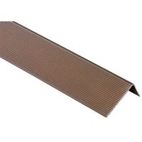 Угол алюминиевый завершающий 3000x51.5x30 мм Коричневый Угол алюминиевый завершающий 3000x51.5x30 мм Коричневый