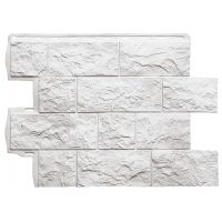 Фасадная панель Туф ЭКО Белый