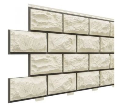 Цокольный сайдинг коллекция Альпийский прокрашенные швы - Слоновая кость от производителя Доломит по цене 625 р Цокольный сайдинг коллекция Альпийский прокрашенные швы - Слоновая кость от производителя Доломит по цене 625 р