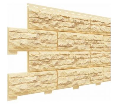 Цокольный сайдинг коллекция Скалистый риф премиум - Карри от производителя  Доломит по цене 740 р