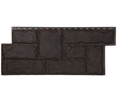 Фасадные панели СЕРИЯ ЭКО-2 Гранит Марсель - Венге от производителя  Т-сайдинг по цене 580 р