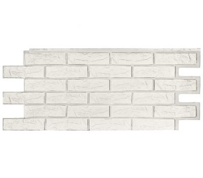 Фасадные панели СЕРИЯ Лондон Брик Кирпич Эко - Уайт от производителя  Т-сайдинг по цене 520 р
