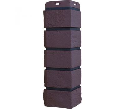 Угол состаренный кирпич Элит Каштан чёрный ШОВ от производителя  Grand Line по цене 756 р