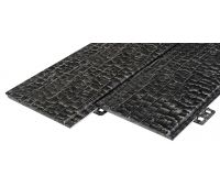 Фиброцементный сайдинг Decor Wood Click Угольное