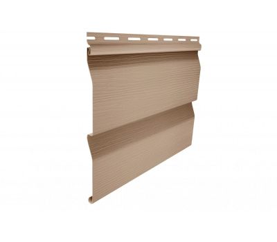 Виниловый сайдинг , Корабельный брус Бежевый от производителя  Ю-Пласт по цене 297 р