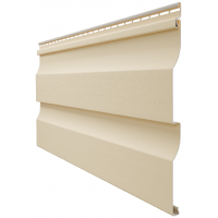 Виниловый сайдинг - серия PREMIUM D4,5D,(Корабельный брус) Светлый клён