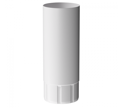 Труба водосточная D90 3 м ПЛОМБИР (RAL 9010) от производителя  Docke по цене 2 690 р